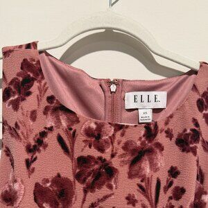 Elle Pink Floral Sleeveless Maxi Dress – Size XS | Ankle Length